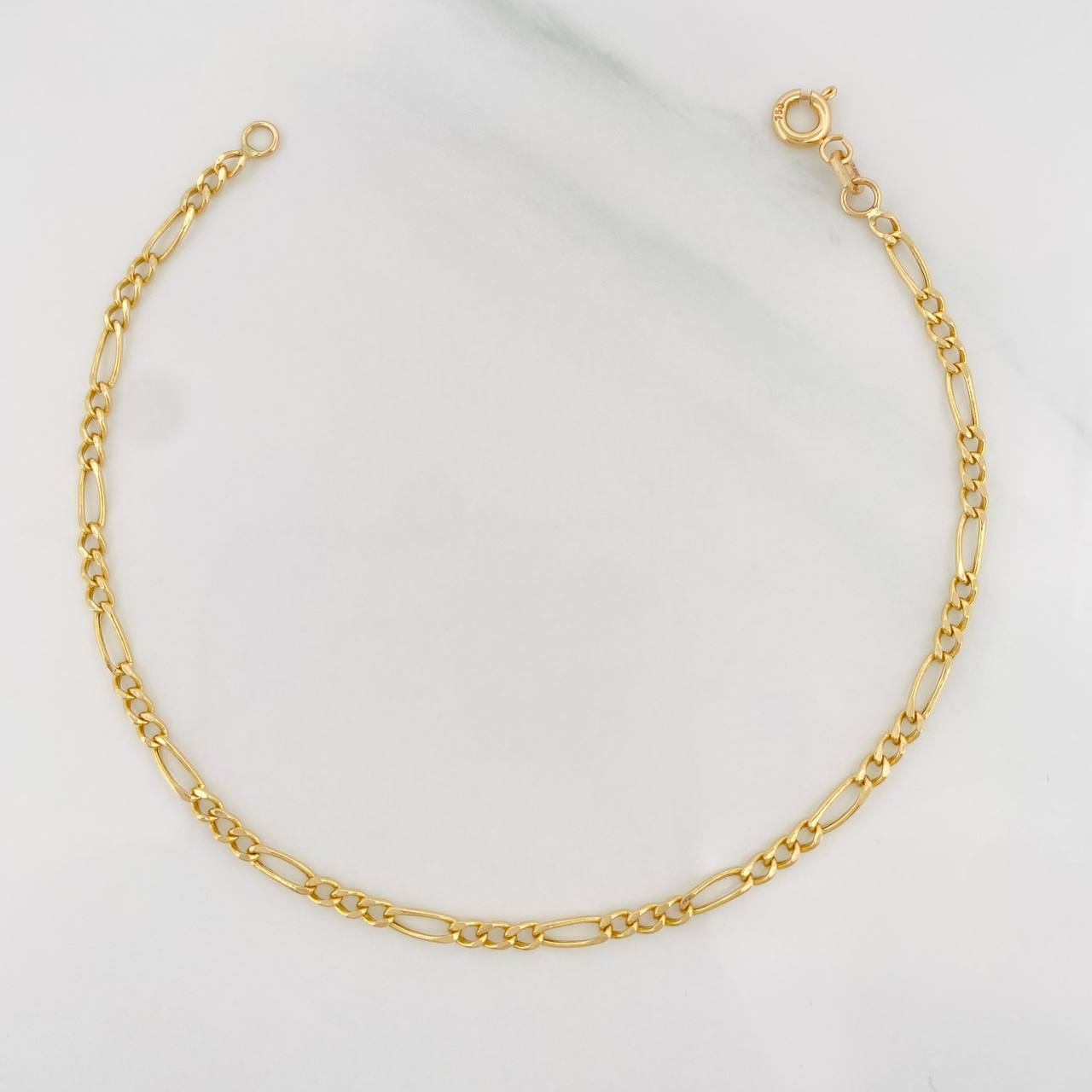 Pulso Figaro 1.05g / 18cm / 2.3mm Oro Amarillo 18K