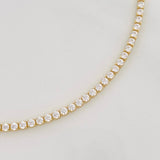 Pulso Tennis 2.9g / 19.5cm / 1.85mm Oro Amarillo 18K