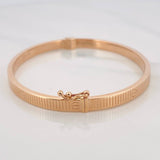 Pulso Aro Tornillo 6.25g / 16cm / 3.94mm Oro Rosa 18K