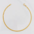 Pulso Cubano 1.05g / 19cm / 2.5mm Oro Amarillo 18K