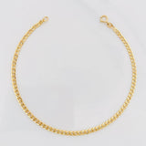 Pulso Cubano 1.05g / 19cm / 2.5mm Oro Amarillo 18K