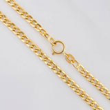 Pulso Cubano 1.05g / 19cm / 2.5mm Oro Amarillo 18K