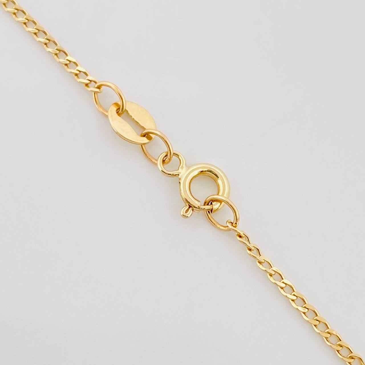 Cadena Mini Cubana 1.2g / 40cm / 0.83mm Oro Amarillo 18K