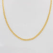 Cadena Mini Cubana 1.55g / 50cm / 1.43mm Oro Amarillo 18K
