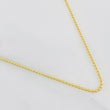Cadena Militar 3.15g / 50cm / 1.23mm Oro Amarillo 18K