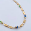 Cadena Rustica Tornillo 15.5gr / 64.5cm / 5.5mm Barril Estria Cauchos Verdes Rosados Azules Oro Amarillo 18K $
