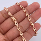 Cadena GC 10.25gr / 61.4cm / 3.7mm Oro Rosa 18K $