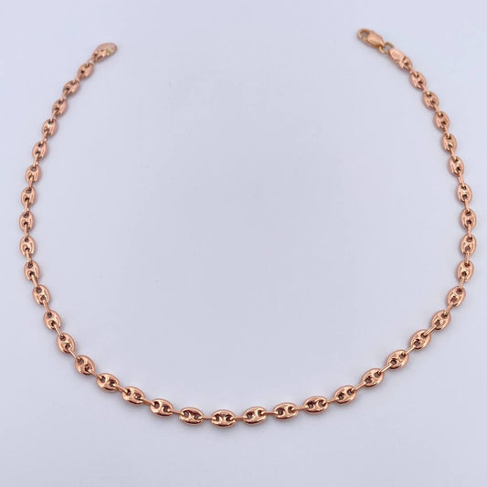 Tobillera GC 3.8gr / 26.2cm / 3.2mm Oro Rosa 18K $