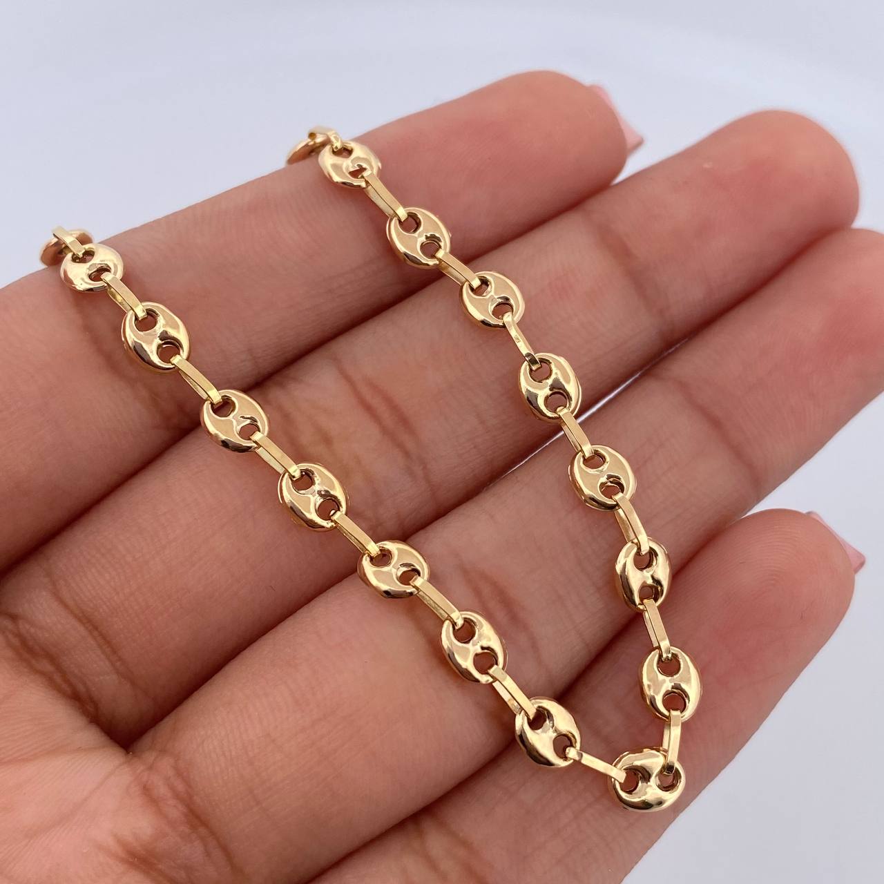 Pulso GC 3.35gr / 20.1cm / 4.3mm Oro Amarillo 18K $