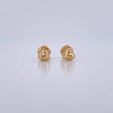 Topos Corazon 0.5gr / Punteados Oro Amarillo 18K $