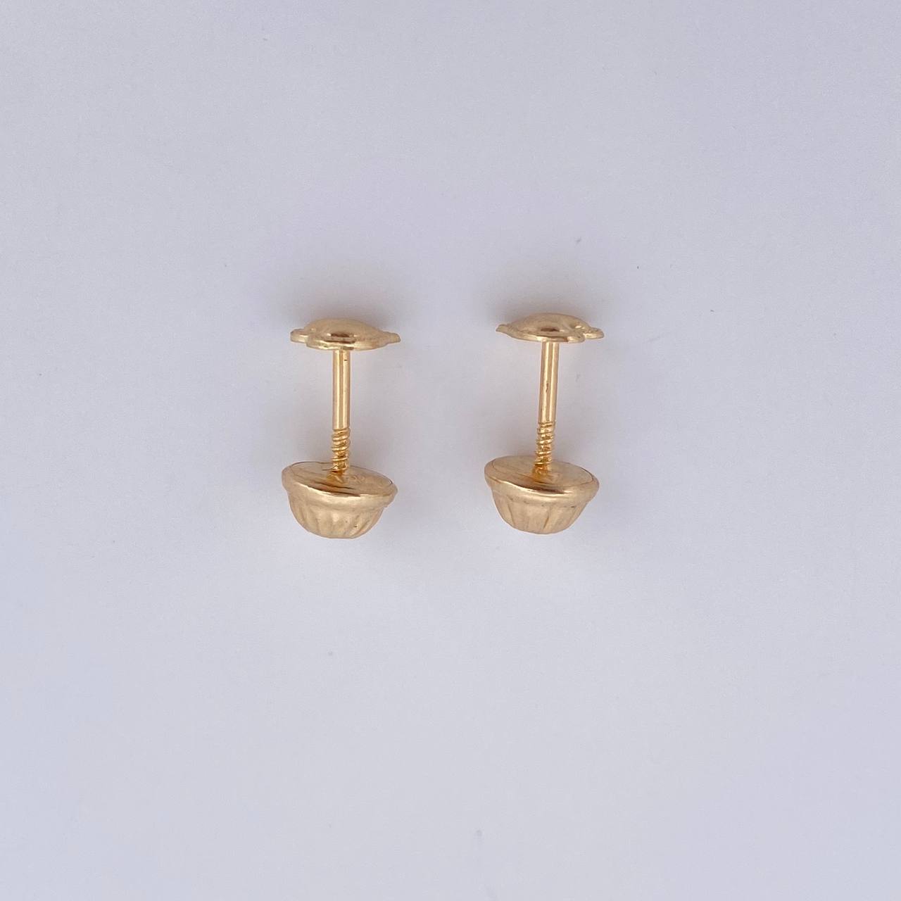 Topos Corazon 0.5gr / Punteados Oro Amarillo 18K $