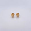 Topos Corona 0.55gr / Circones Blancos Oro Amarillo 18K $