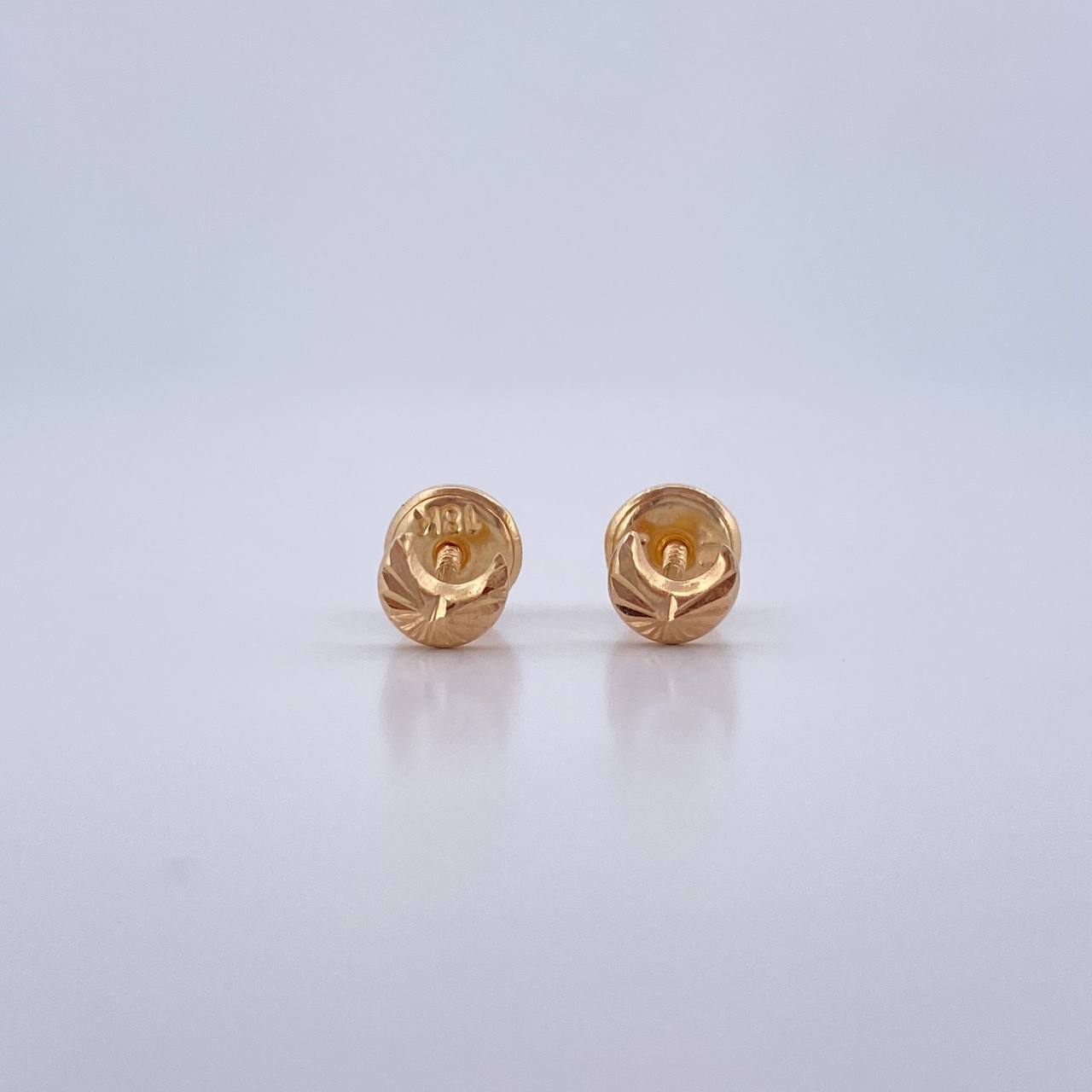 Topos Luna 0.5gr / Diamantados Oro Amarillo 18K $