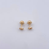 Topos Luna 0.5gr / Diamantados Oro Amarillo 18K $