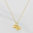 Set Cadena Veneciana + Dije Tres Gracias / 1.75g / 50cm Oro Amarillo 18K