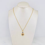 Set Cadena Aro Seguido + Dije Pato Bolsas Dinero / 5.45g / 50cm Oro Amarillo 18K