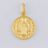 Dije San Benito 0.95 g / 2.3 cm Oro Amarillo 18K