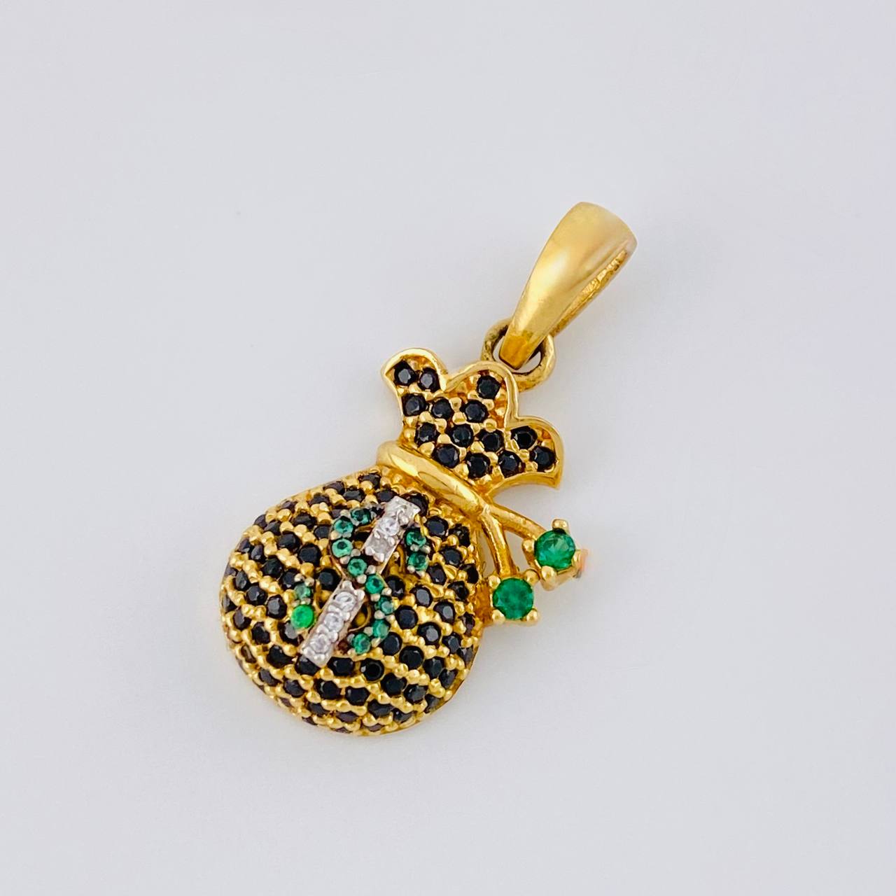 Dije Bolsa De Dinero 2.8 g / 2.5 cm Oro Amarillo 18K