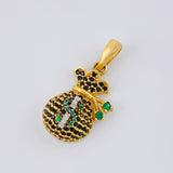 Dije Bolsa De Dinero 2.8 g / 2.5 cm Oro Amarillo 18K