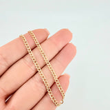 Pulso Cubano 1.05 g / 19.9 cm / 2.5 mm Oro Amarillo 18K