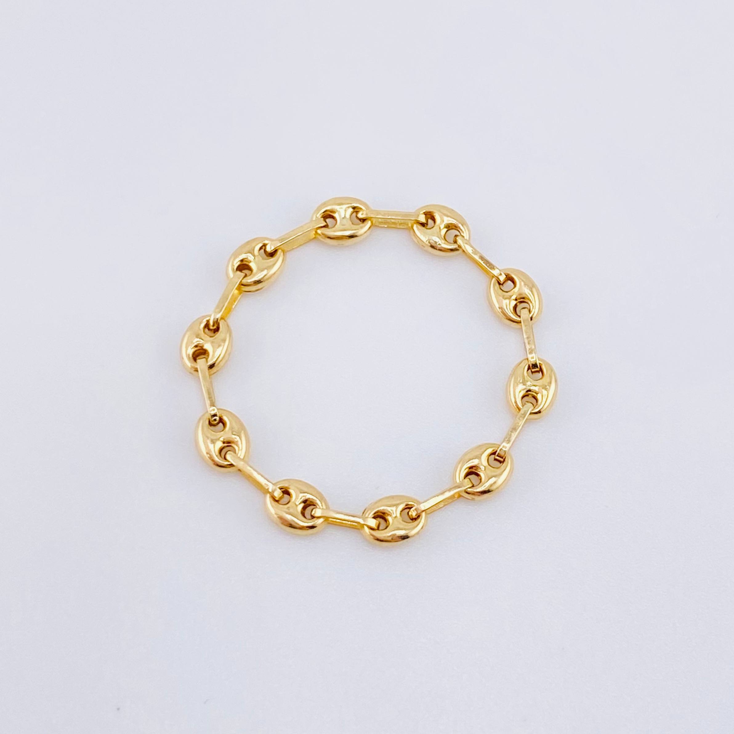 Anillo Gc 0.7gr / T9 - T9 1/4 / 3mm Oro Amarillo 18K *