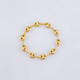 Anillo Gc 0.7gr / T8 3/4 - T9 / 3.2mm Oro Amarillo 18K