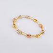 Anillo Gc 1.05gr / T15 1/4 - T15 / 4.3mm Tres Oros 18K