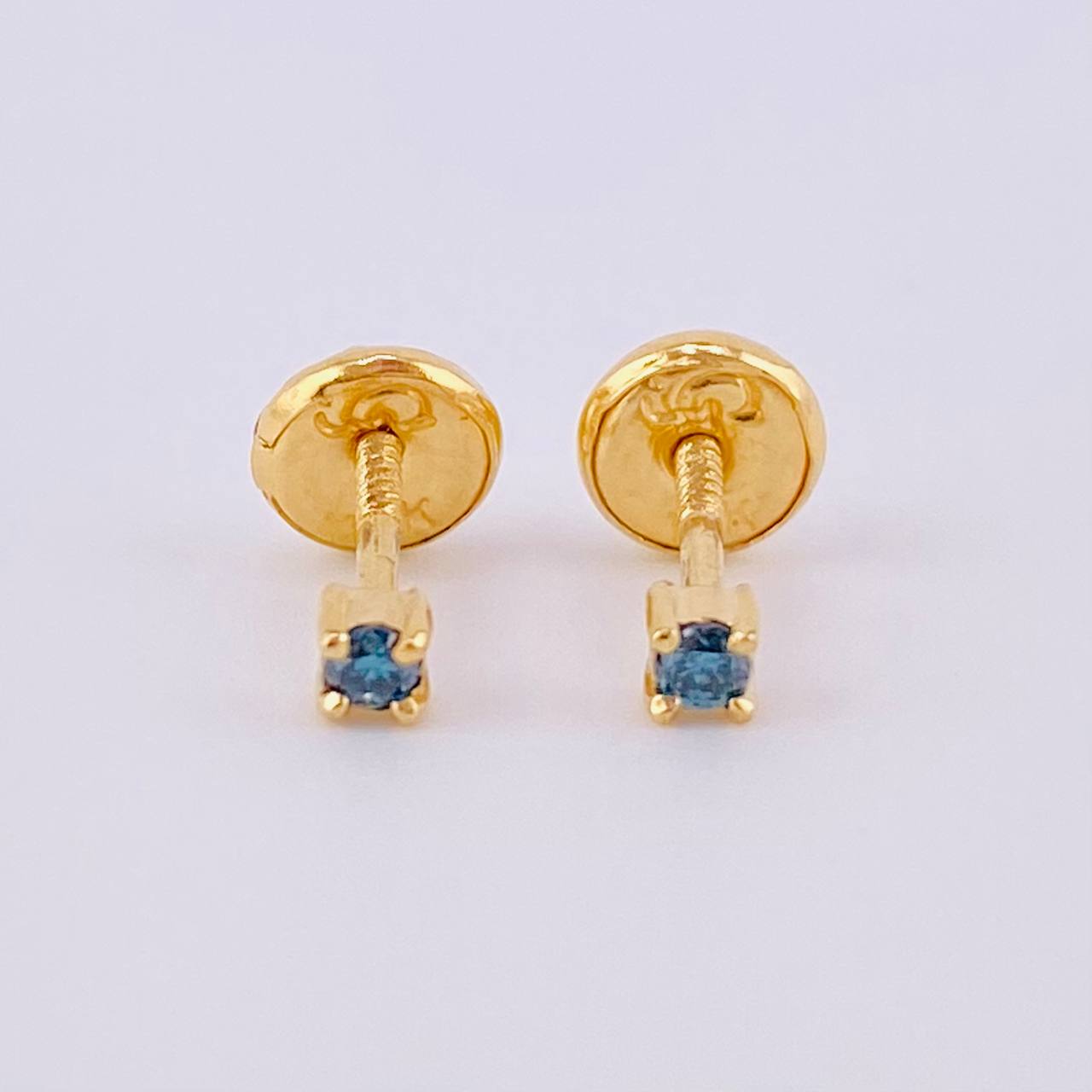 Topos Diamantes 7pts 0.7gr / 2mm Oro Amarillo 18K