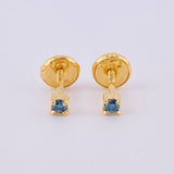 Topos Diamantes 7pts 0.7gr / 2mm Oro Amarillo 18K