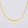 Cadena China 3.35g / 50cm / 1.6mm Oro Amarillo 18K