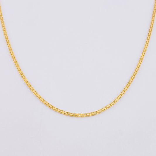Cadena China 3g / 45cm / 2.15mm Oro Amarillo 18K