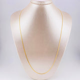 Cadena China 4g / 60cm / 1.6mm Oro Amarillo 18K