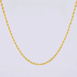 Cadena Lazo 2.7g / 50cm / 2.4mm Oro Amarillo 18K