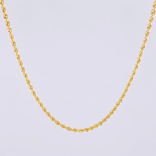 Cadena Lazo 2.65g / 50cm / 1.9mm Oro Amarillo 18K