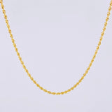 Cadena Lazo 1.75g / 45cm / 1.6mm Oro Amarillo 18K