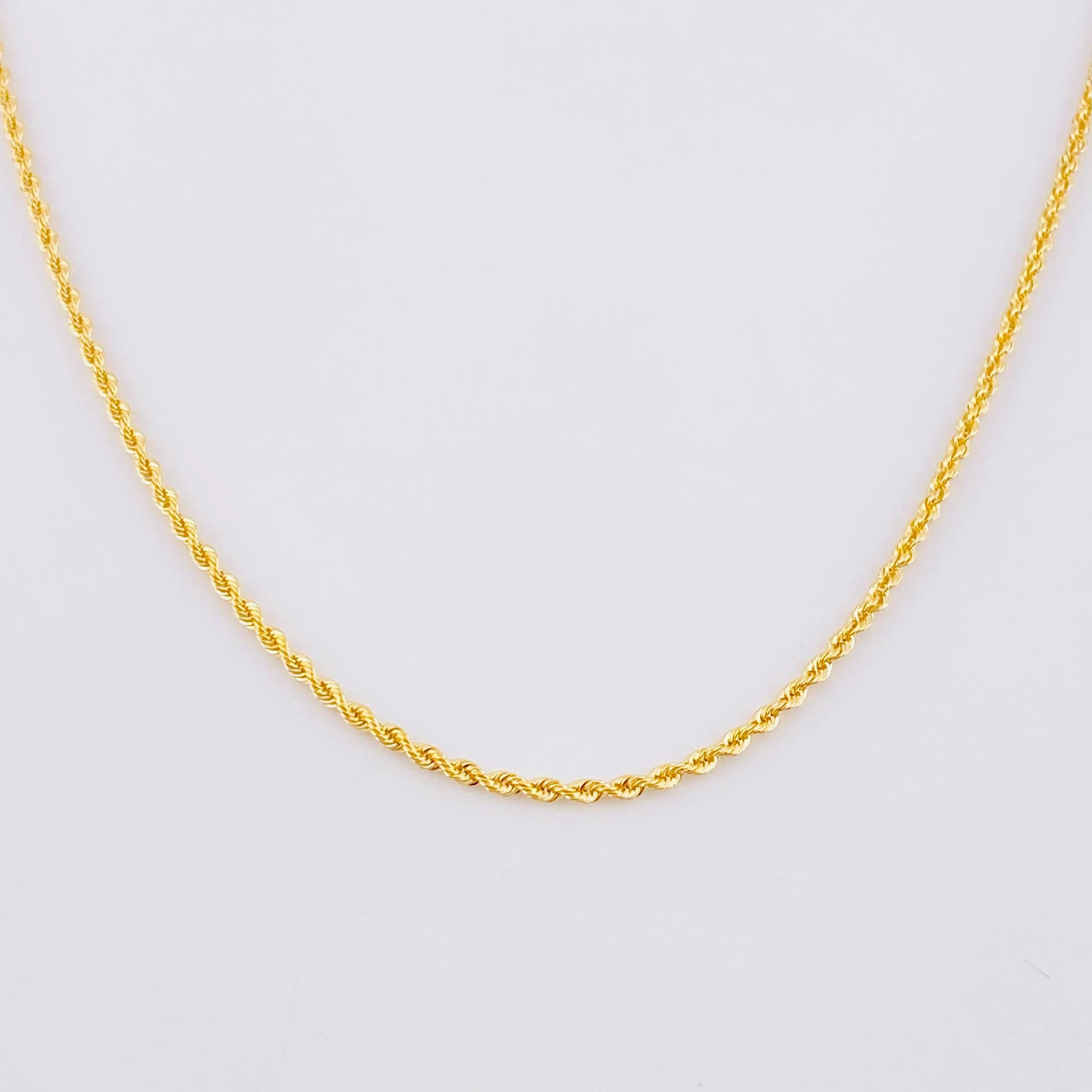 Cadena Lazo 1.05g / 60cm / 1.15mm Oro Amarillo 18K