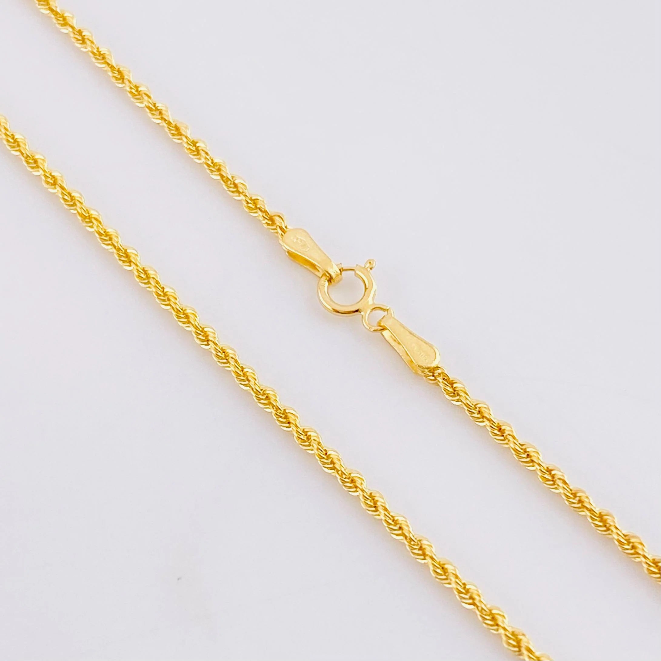 Cadena Lazo 3.25g / 60cm / 2.1mm Oro Amarillo 18K