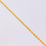 Cadena Lazo 1.7g / 45cm / 1.6mm Oro Amarillo 18K