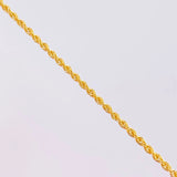 Cadena Lazo 2.7g / 50cm / 2.4mm Oro Amarillo 18K