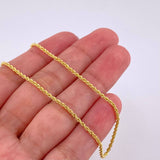 Cadena Lazo 1.7g / 45cm / 1.6mm Oro Amarillo 18K