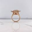 Anillo Toro 15.25gr / T10 / Circones Negros Fucsias Dos Oros Blanco Rosa 18K $