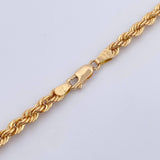 Cadena Lazo 16.95gr / 70.4cm / 4.1mm Oro Amarillo +3 18K &