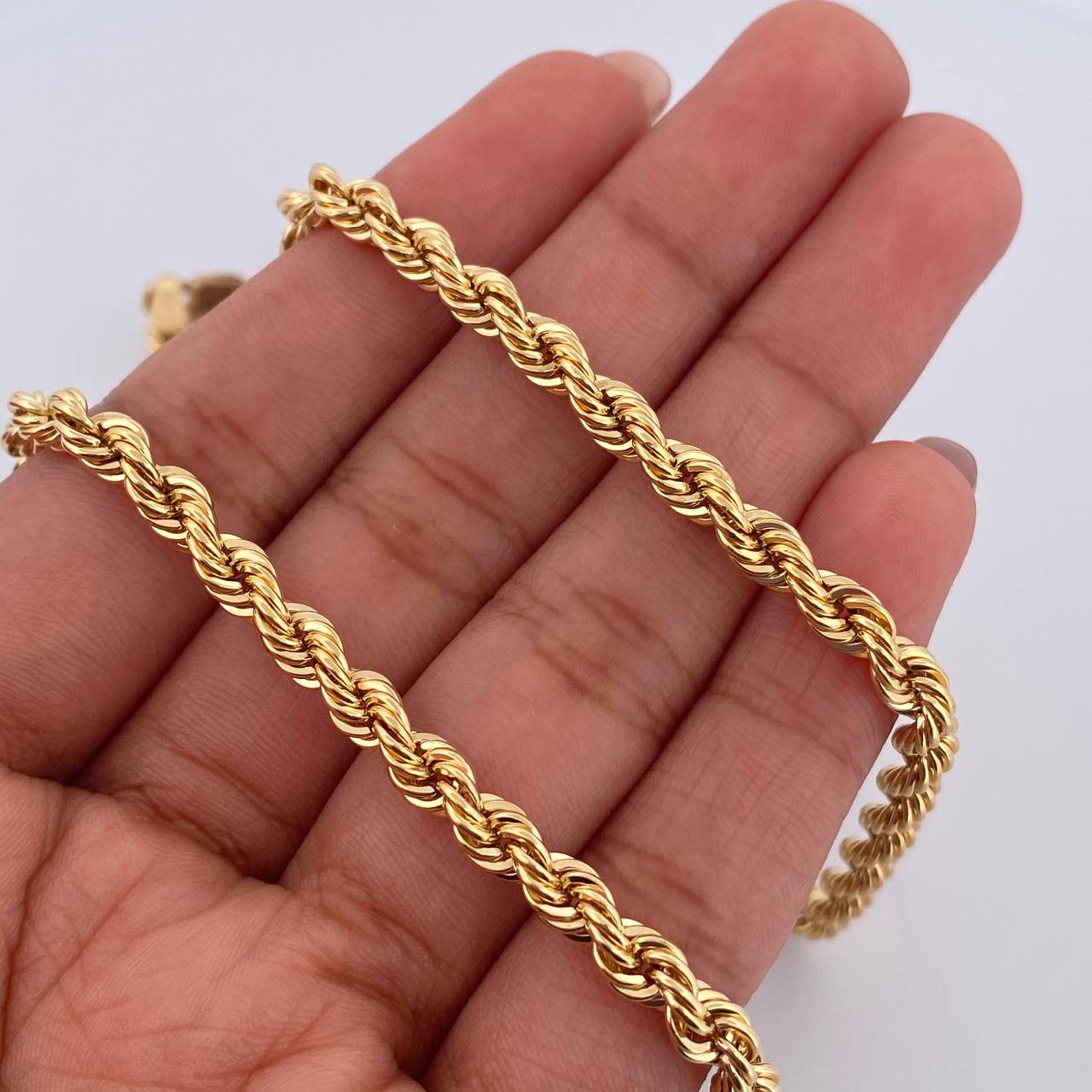 Cadena Lazo 16.95gr / 70.4cm / 4.1mm Oro Amarillo +3 18K &