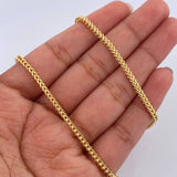 Cadena Franco 8.5gr / 60cm / 2mm Oro Amarillo +3 18K &