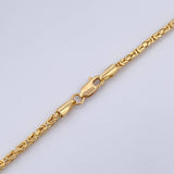 Cadena Peruana 8.3gr / 55.4cm / 2.1mm Oro Amarillo +3 18K &