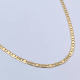 Cadena Escalera Plana 7.35gr / 59.8cm / 2.7mm Oro Amarillo +3 18K &
