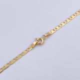 Cadena Escalera Plana 6.55gr / 60cm / 2.2mm Oro Amarillo +3 18K &