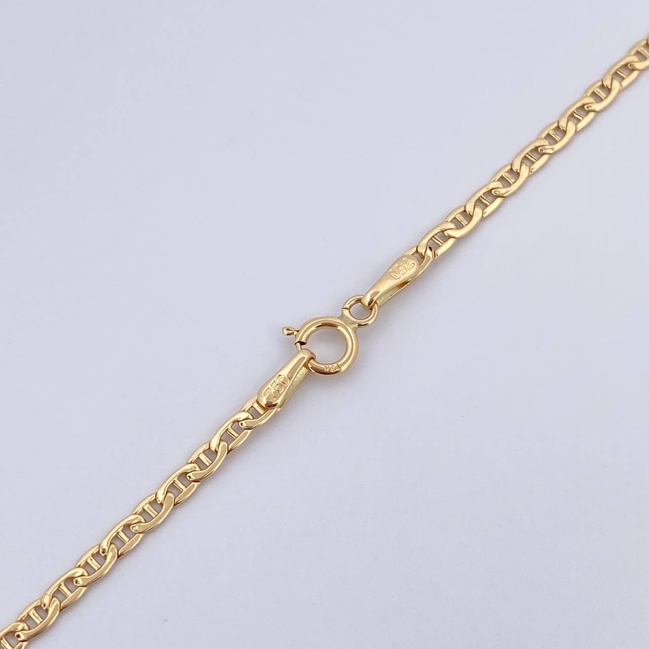 Cadena Escalera 2.95gr / 50.1cm / 2mm Oro Amarillo +3 18K &