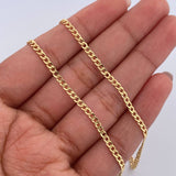 Cadena Cubana 4.05gr / 60.2cm / 2mm Oro Amarillo +0 18K &