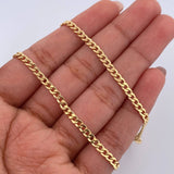 Cadena Cubana 6.6gr / 60.4cm / 2.7mm Oro Amarillo +0 18K &